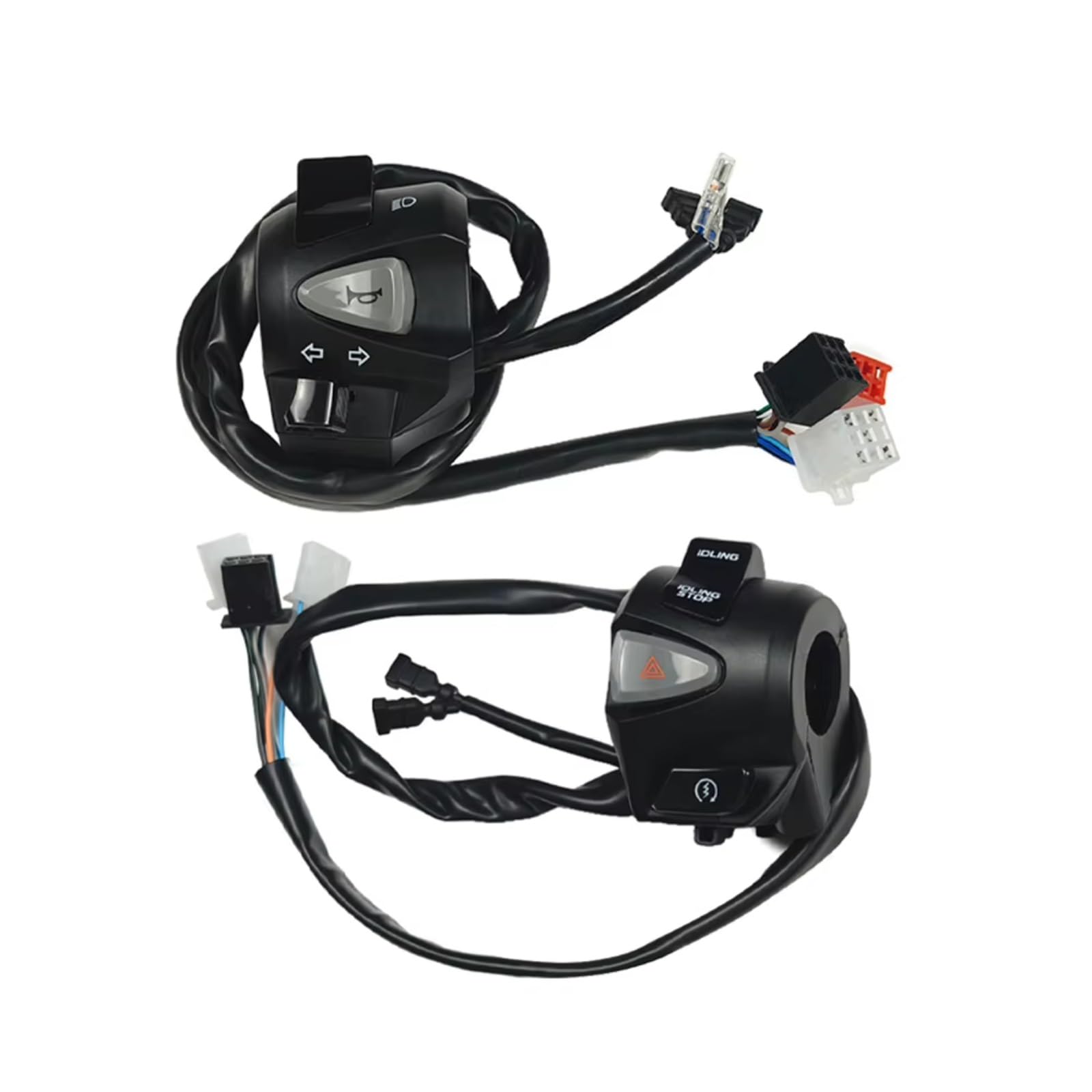 Interruttore di comando per manubrio moto Compatibile con PCX160/150 comando per clacson, indicatori di direzione e luci ricambio modificato scooter. Manubrio Kill Interruttore