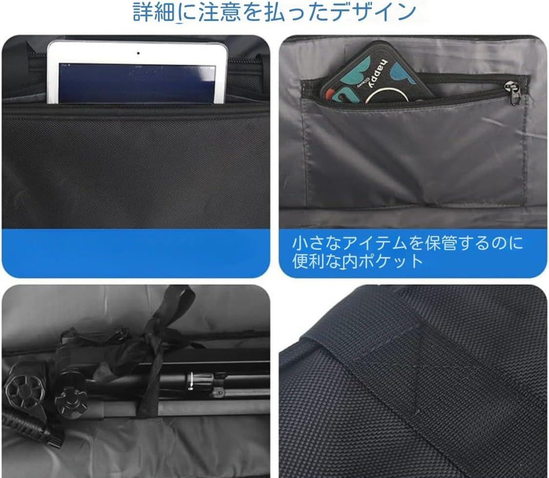 80x21x21cm 三脚バッグ 望遠鏡ケース 大容量 クッション性良い ライトスタンドケース ダブルファスナー 使い易 【藤田嗣治】