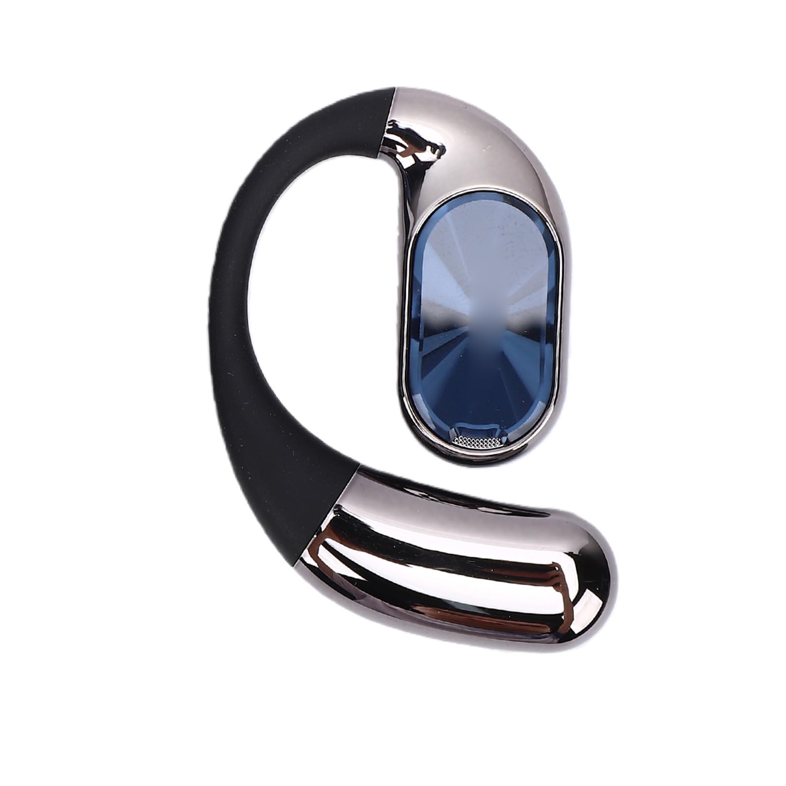 Fockety Écouteurs Bluetooth, écouteurs à Crochet d'oreille à Double Pliage avec Bluetooth 6.0 IPX5, Pilotes de Conduction d'air étanches de 14,2 Mm, pour la Course à Pied, (Black)