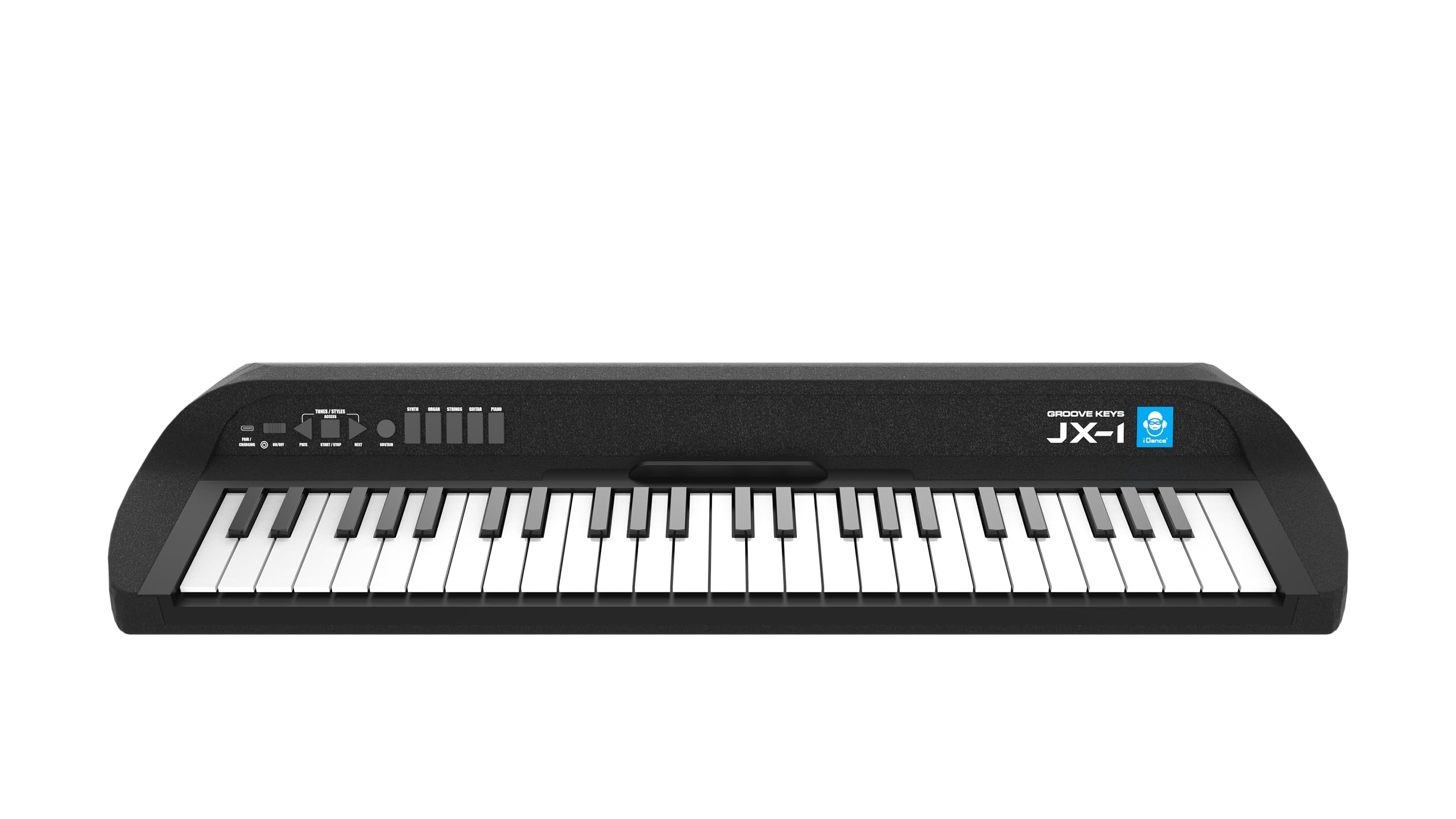 Cefa Toys- Teclado Electrónico 49 Teclas, Bluetooth conexión a Tablet a traves de App o Play Store, 120 Ritmos, 128 Tonos y 120 Pistas de acompañamiento.