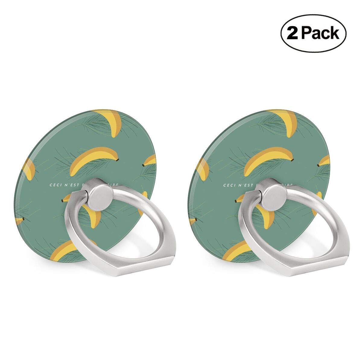 Phone Ring for iPhone Banana Grip Stand Holder Tablets Skid Proof Protective