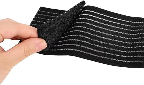 Miniatura 4 de EMISSU Banda elástica transpirable para bolsa de hielo, terapia de frío y calor (25 pulgadas)