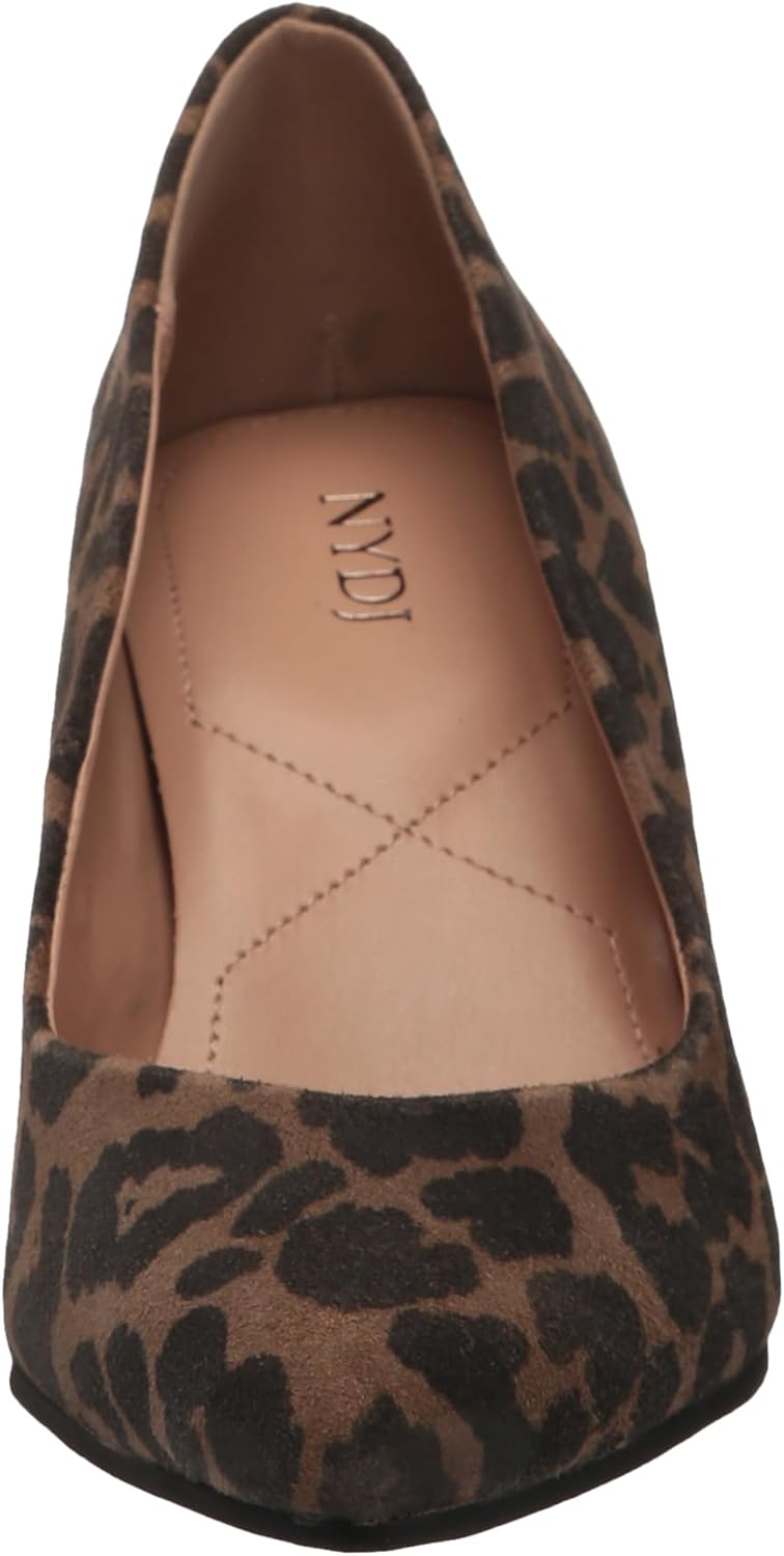 NYDJ Women's Solimar Leopard Suede