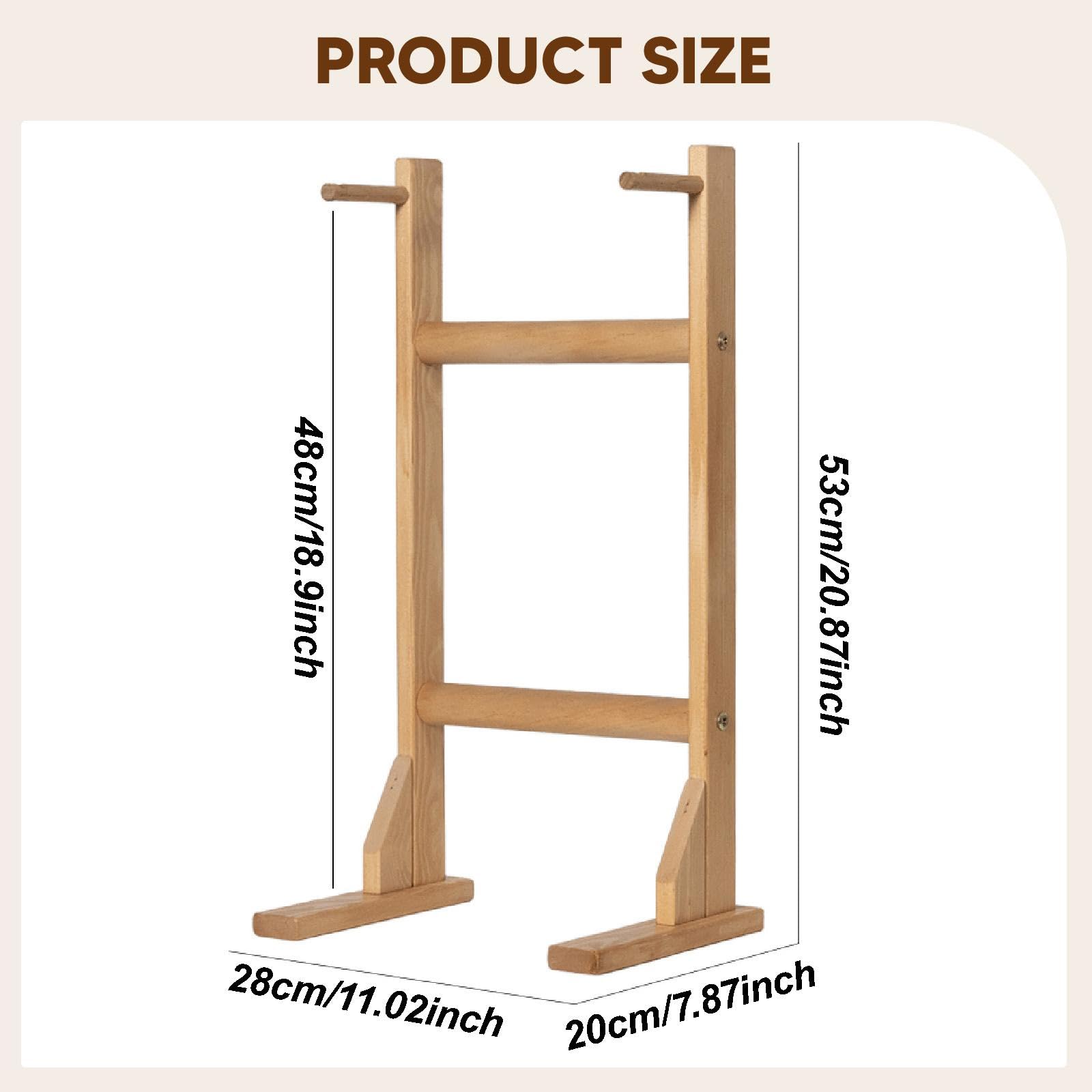 Support En Bois pour Gong Portable jusqu'à 15,75 Pouces (40 Cm) - Présentoir pour Gongs.