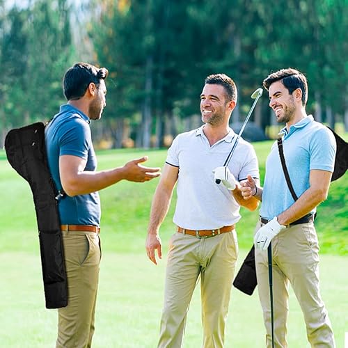 Miniatura 7 de Number-one Bolsa de golf para palos de golf, portátil, plegable, bolsa de viaje para 8-10 palos de golf, mini bolsas de golf impermeables para