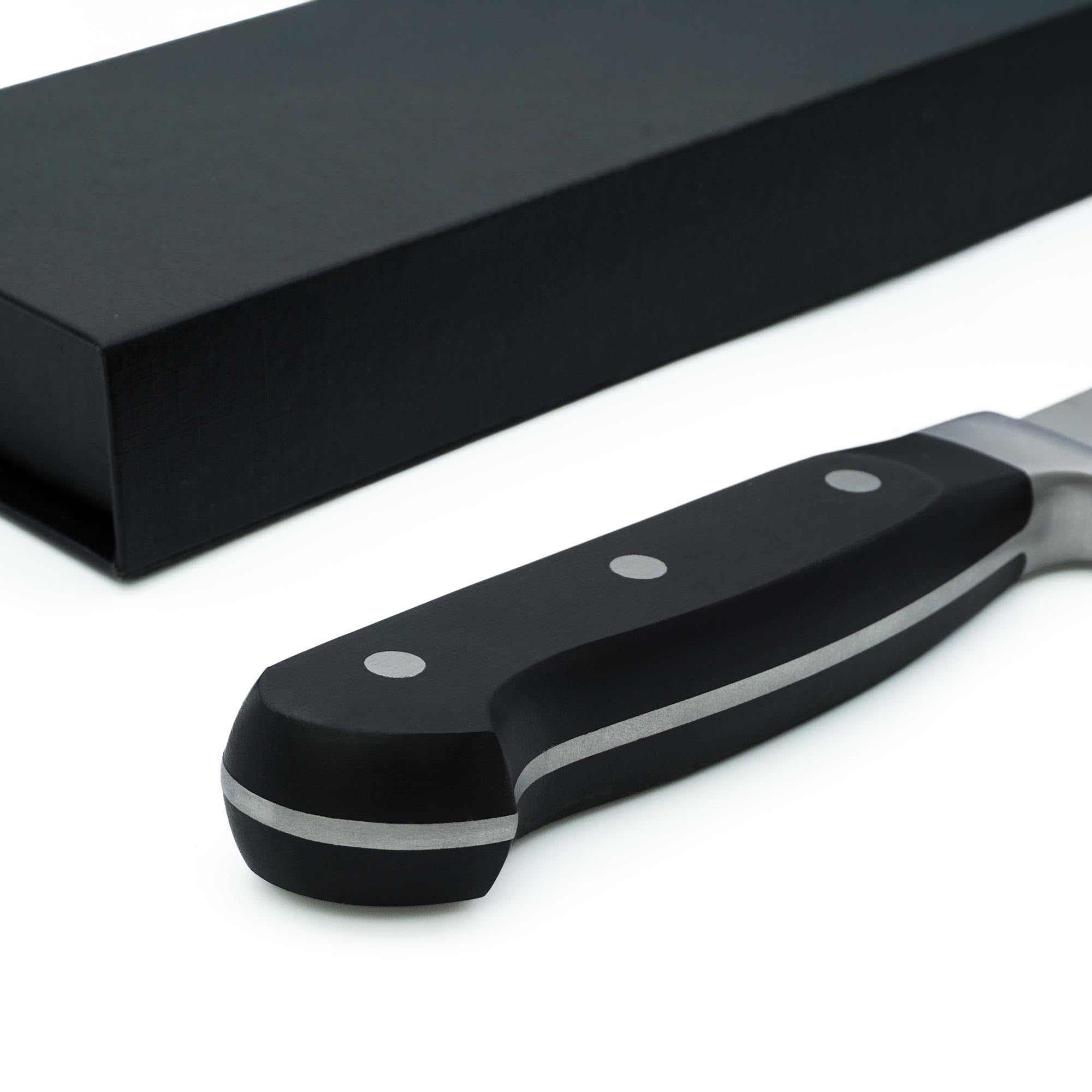 ADAM WILD Küchenmesser mit Gravur | Koch-Geschenk für Männer | Kochmesser | Für Hobbyköche | scharfe Edelstahlklinge 20 cm | ergonomischer Griff | mit Name & Motiv gravierbar | in Geschenkbox