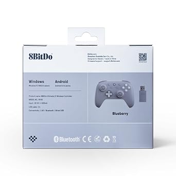 8BitDo Ultimate 2C Wireless Controller for Windows PC&Android, Blueberry