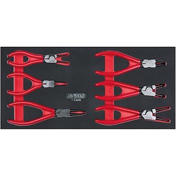 Ks Tools 713 5006 Module De 6 Pinces A Circlips Pour Servantes D Atelier Et Coffres A Outils Insert En Mousse Tricolore Haute Resistance En Chrome Vanadium Extra Fin Amazon Fr Commerce