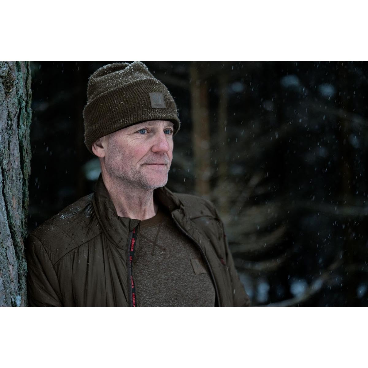Härkila Kodiak CleverWool Langarmshirt Herren – Merinowolle Funktionsshirt, atmungsaktiv, feuchtigkeitsregulierend, schnelltrocknend, Stretch, Jagd Outdoor Baselayer – Dark Hunting Green