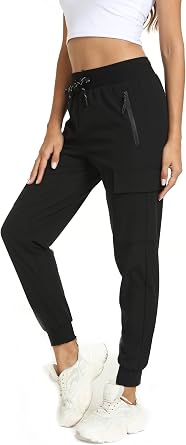 Womens Cargo Hiking Pants with 4 Pockets Lightweight Water Resistant