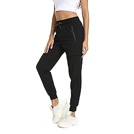 Rrosseyz Womens Cargo Pants with Pockets-Lightweight Quick Dry Water Resistant Hiking Pants for Travel Casual Athletic and Outdoor(Black,XXXL)