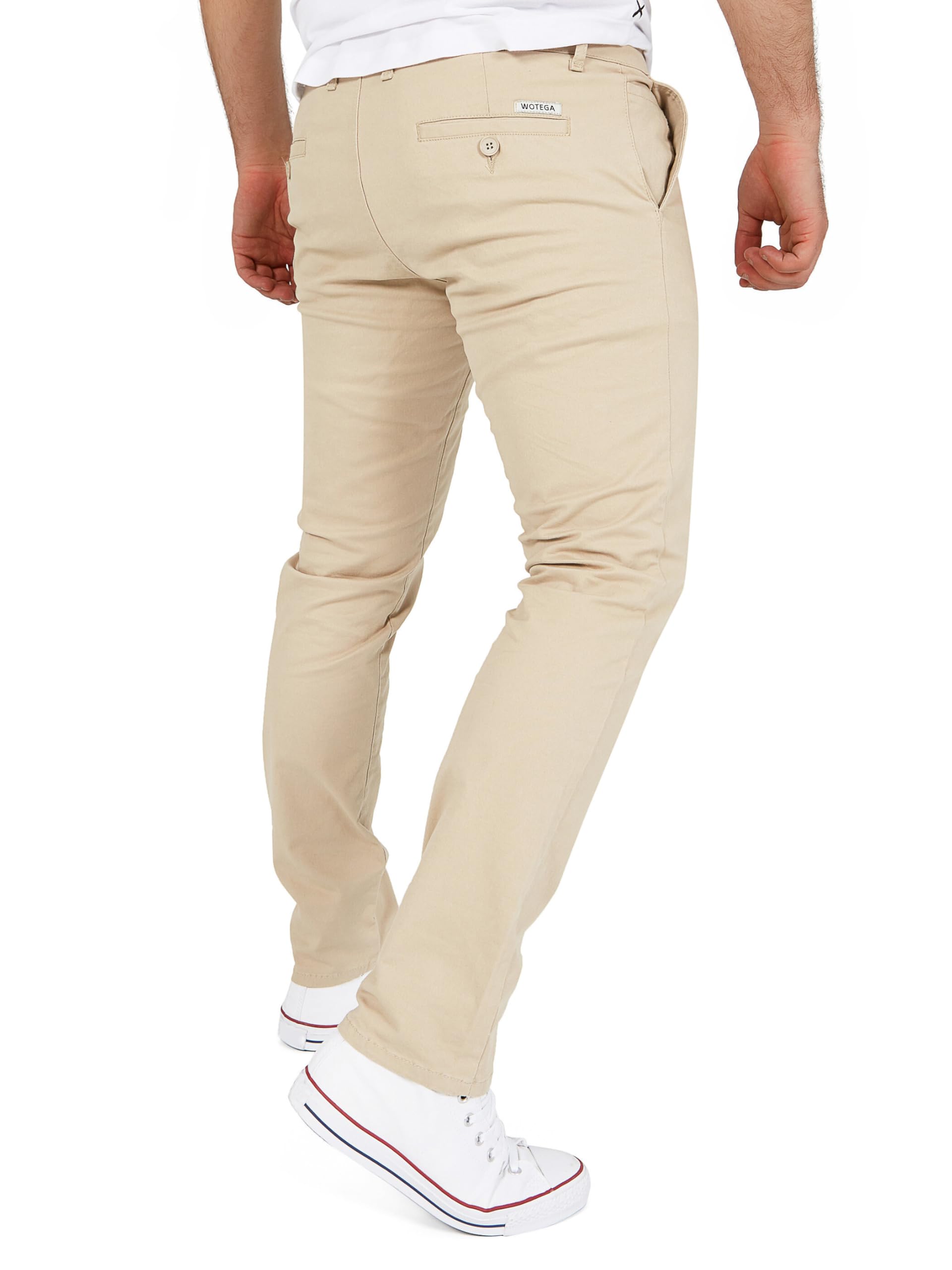 WOTEGA Herren Chino Hose Glenn - Baumwoll Chinohose Mit Stretch