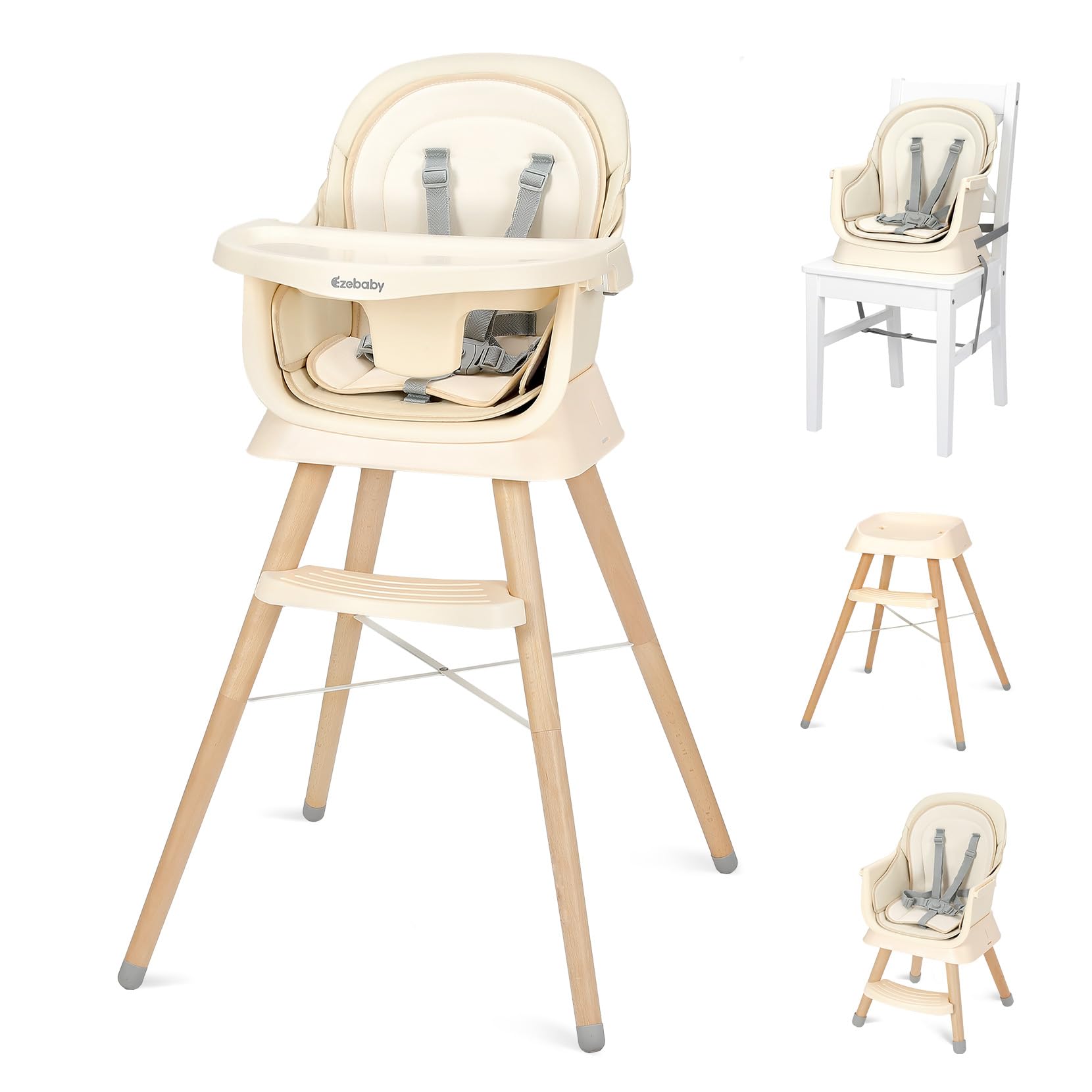 Amazon.com : Ezebaby Portable Baby High Chair, High Chairs for