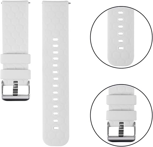 Miniatura 4 de Pulseras compatibles con Michael Kors Access Sofie/Sofie HR/Runway Smart Watch, correa de reloj de 0.709 in de ancho correas de silicona de