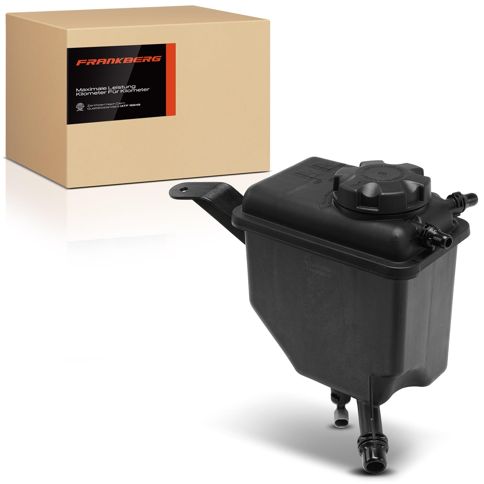 Frankberg Ausgleichsbehälter Kühlmittelbehälter Mit Sensor Mit Deckel Kompatibel mit 5er E60 E61 6er E63 E64 Benzin 2001-2010 17137542986