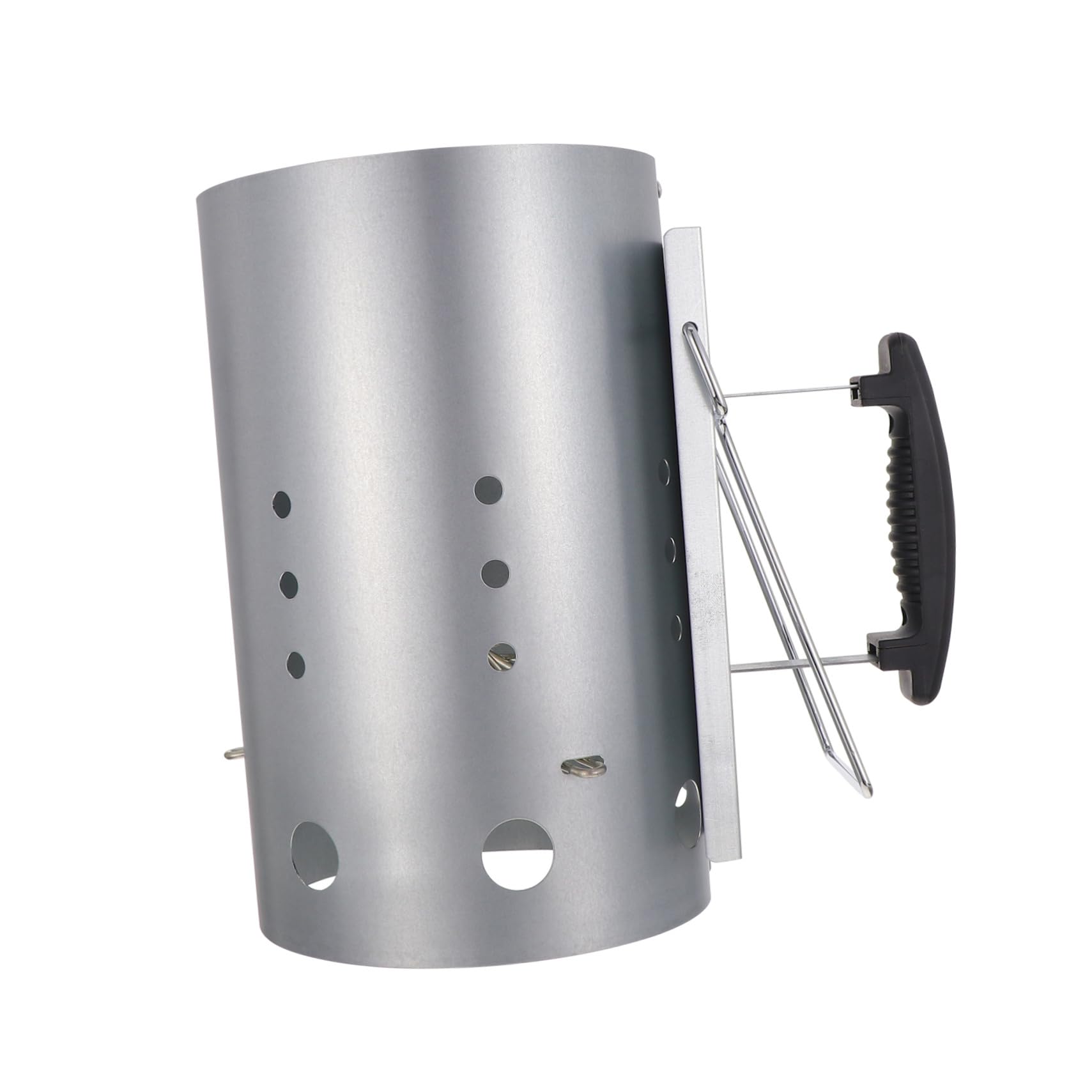 ORFOFE Barbecue Accendifuoco Galvanizzato con Manico in Nylon Accensione Carbonella per Grill da Esterno e Avvio Fiamma Odori Chimici
