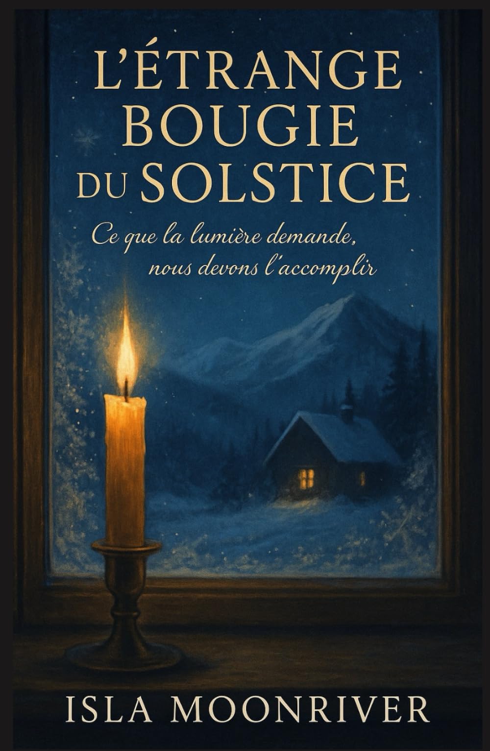 L’Étrange bougie du solstice: Un roman d’hiver profondément humain, poétique et réconfortant