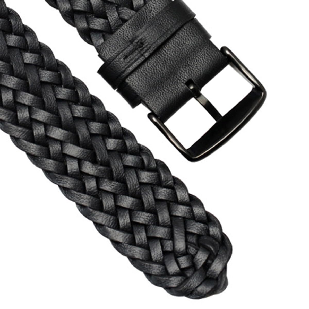 NUOBESTY 1 Pieza Correa Tejida Mano para Smartwatch Banda de Compatible Unisex
