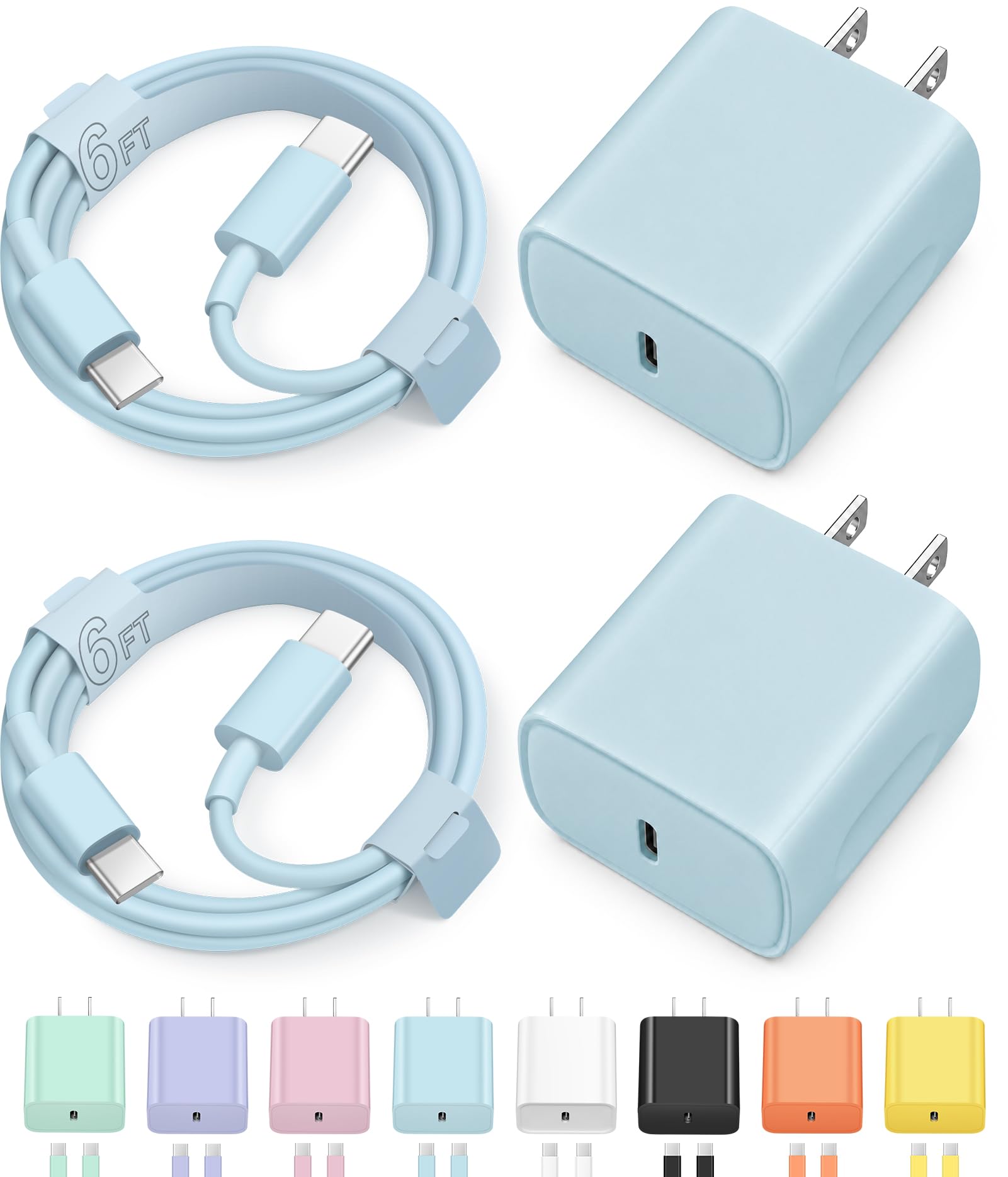 iPhone 17 16 15 Charger Fast Charging Type C Chargers USB C Charger Block