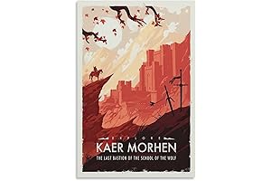 The Witcher Kaer Morhen Video Game Canvas Wall Art