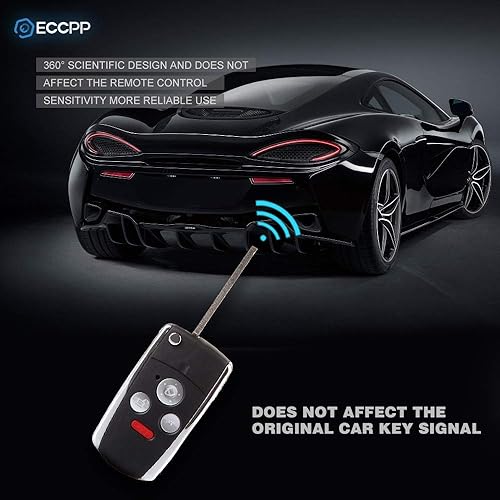 Miniatura 5 de ECCPP Funda de repuesto para llave de coche sin cortar y sin cortar con control remoto para la serie Honda (paquete de 1)