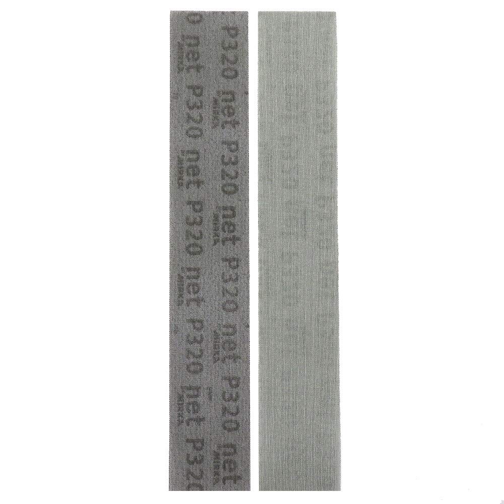 SHENGANG 20 Pcs 400 * 70mm Papier Abrasif Auto Net Mesh Disques Abrasifs Feuilles Anti-poussière Anti-blocage 80-320 Grains Crochet Boucle pour Ponçage Du Bois De Voiture,120
