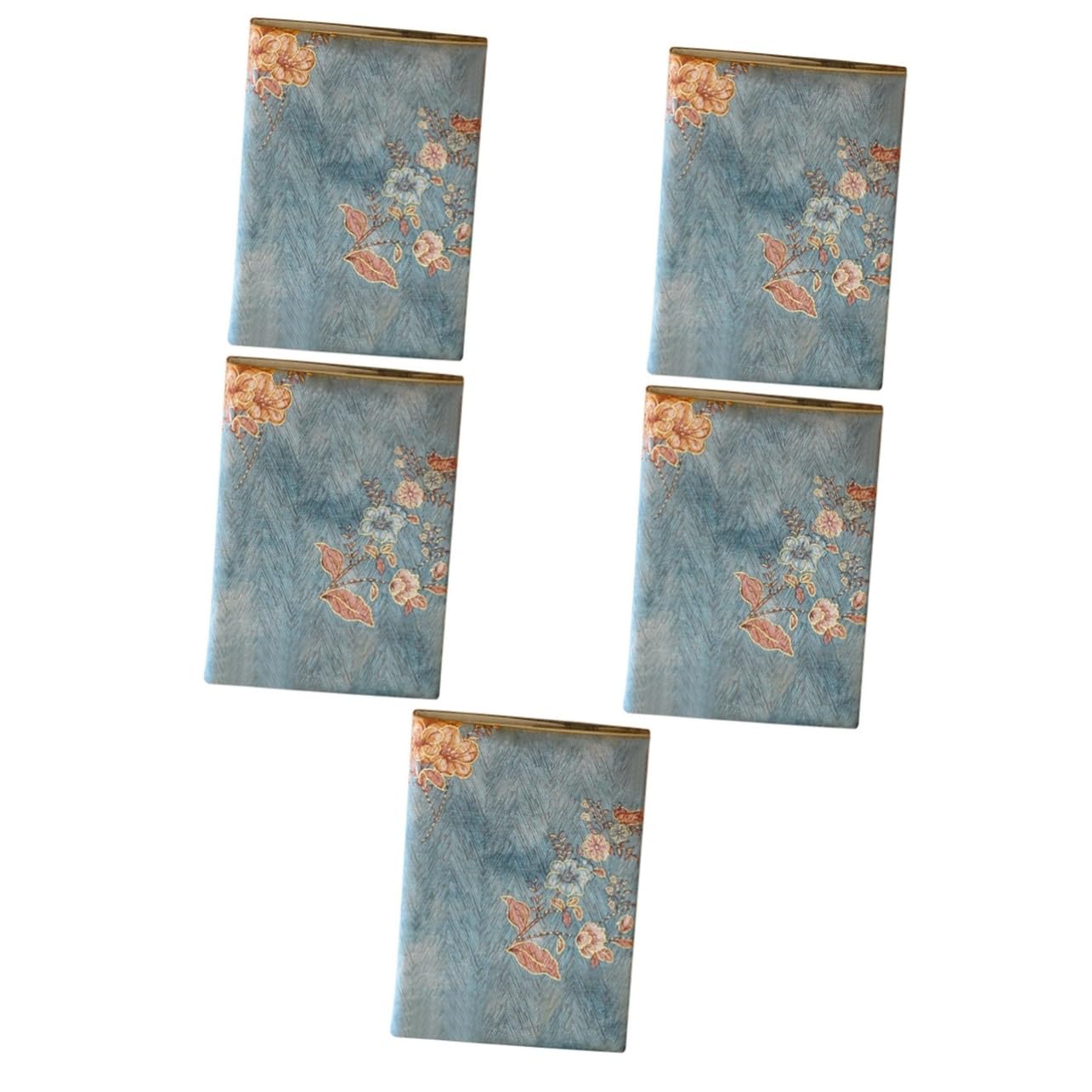 EXCEART 5 Pièces Réglable Livre Veste Livre Décor Pour École Cahier Classeur Couvertures De Livre Pour Livres À Couverture Souple Élégant Livre Protecteur Tissu Livre Couvre Main Décor