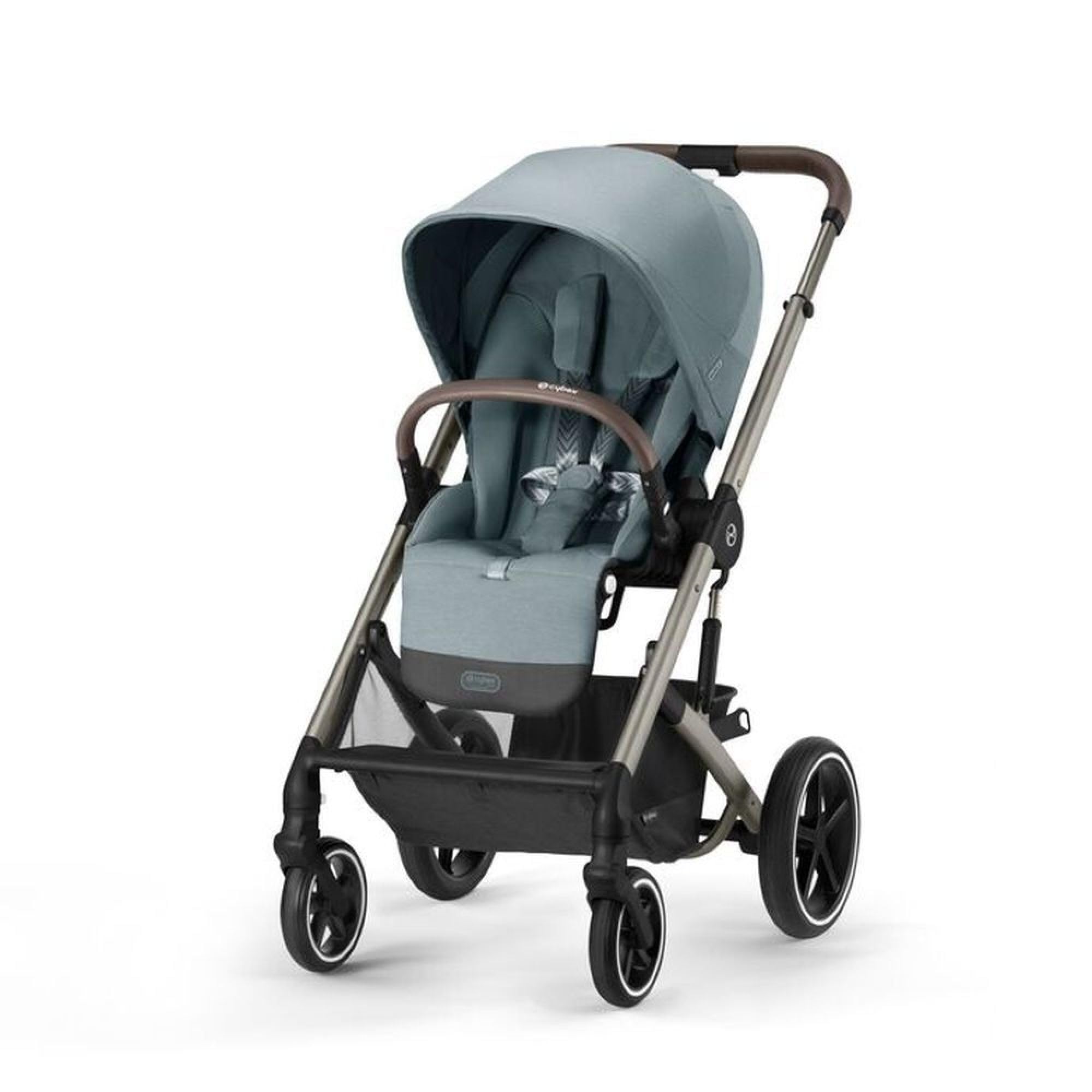 Gold PU1 Balios S Lux Stroller, Sky Blue