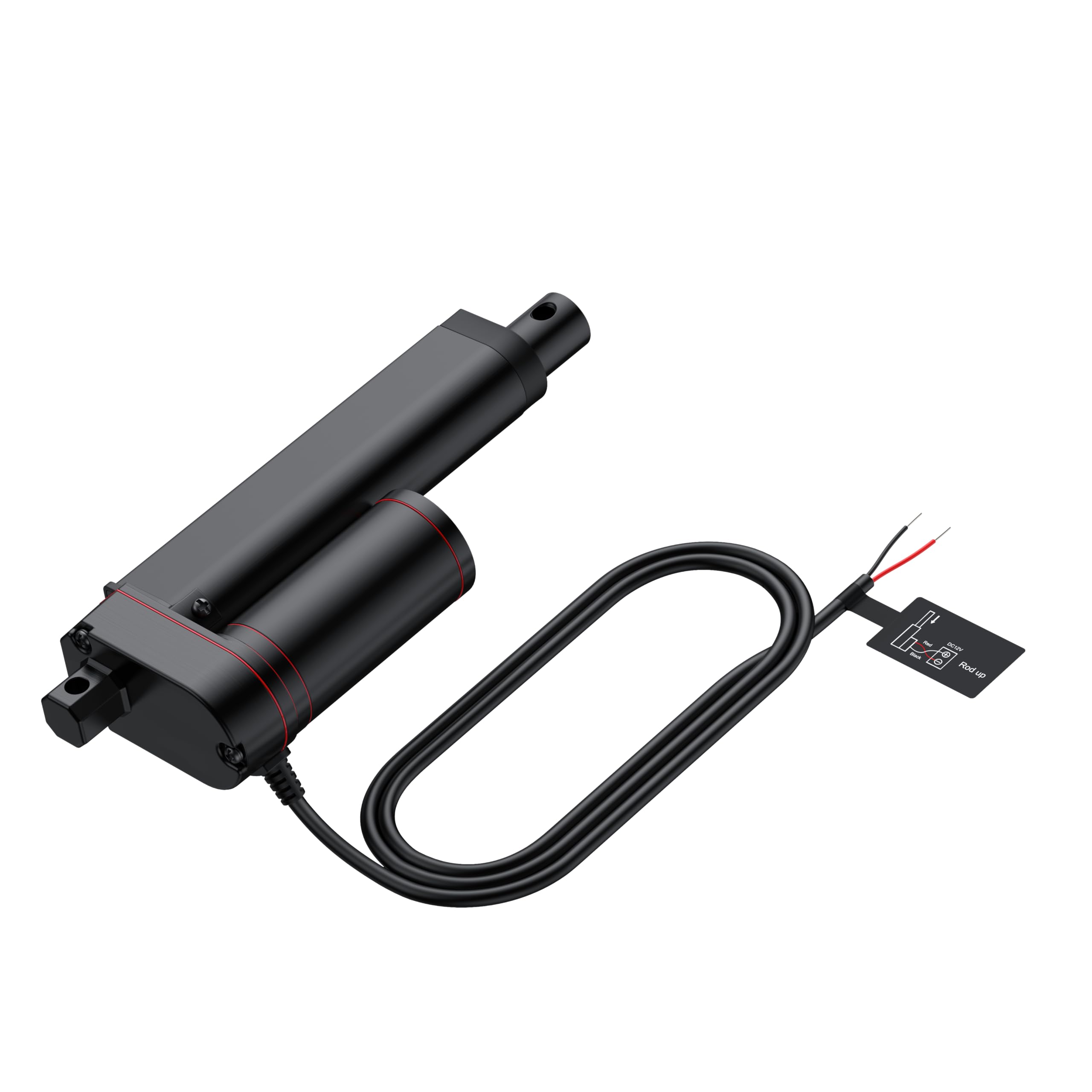 JiGiU Linearantrieb 100mm 750N 160LBS DC 12V IP65 Wasserdicht Linearmotor Elektrischer Türöffner