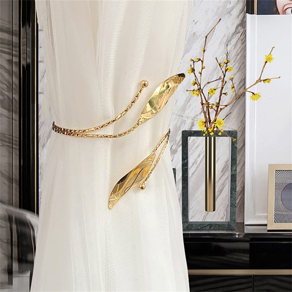 TJLSS Rideau Tie Alliage Pull Strip Rideau Tie Back Rideau Rideau Tie Perforation Free Rideau Boucle