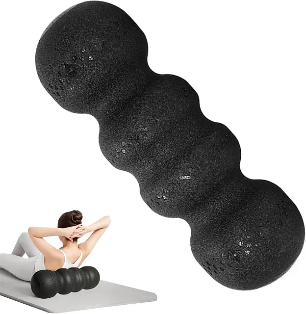 Golfvormige yoga-schuimroller voor diepe weefselmassage en spierherstel