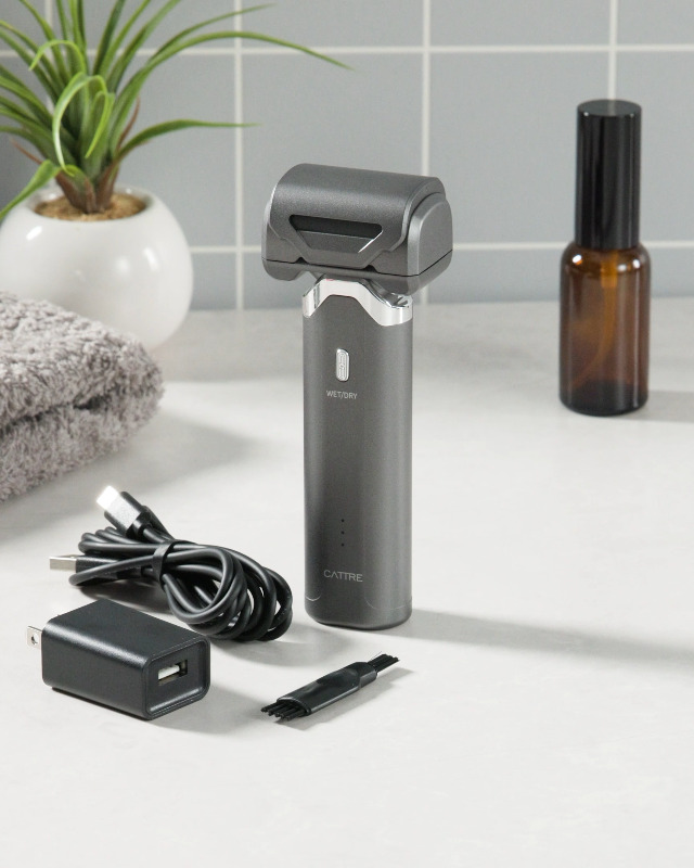 Amazon | カトレ(Ca cattre) 水洗い充電交流式メンズシェバー5枚刃
