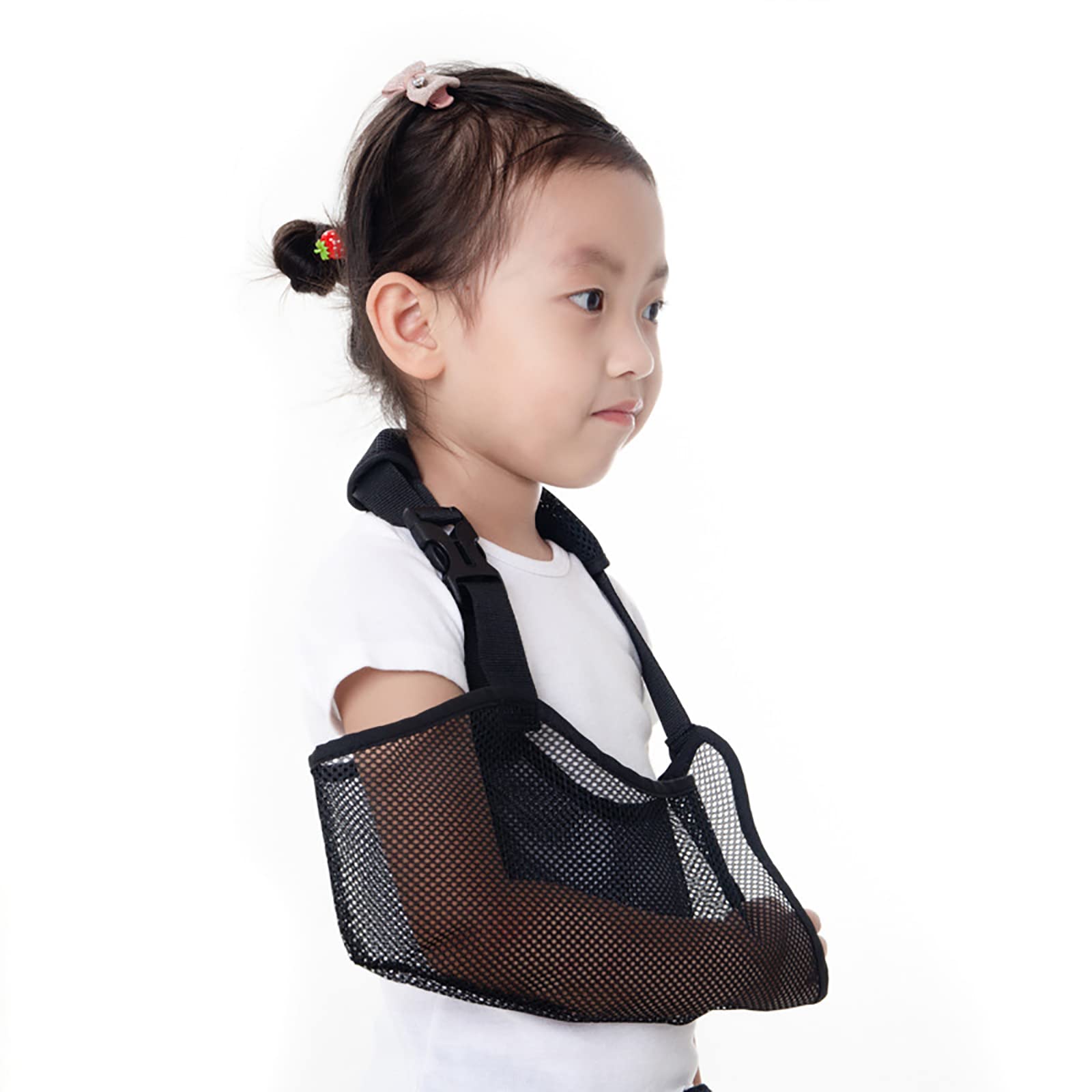 Cabestrillo para antebrazo para niños, cinturón de fijación Transpirable para Fractura de muñeca: Soporte para Brazo con dislocación del Brazo de la articulación del Codo,S