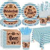 161 Oktoberfest Party Supplies Dinnerware Set...