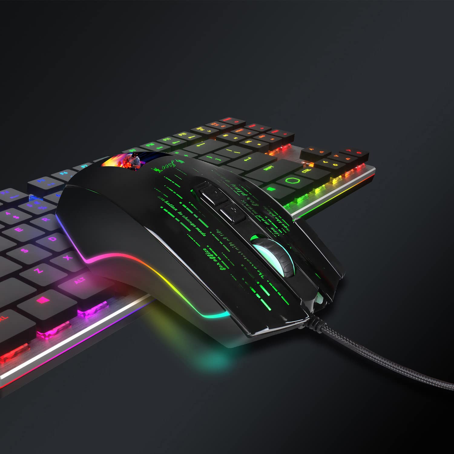 Amazon.in: Buy NEW HXSJ J500 USB Wired Gaming Mouse RGB Gaming