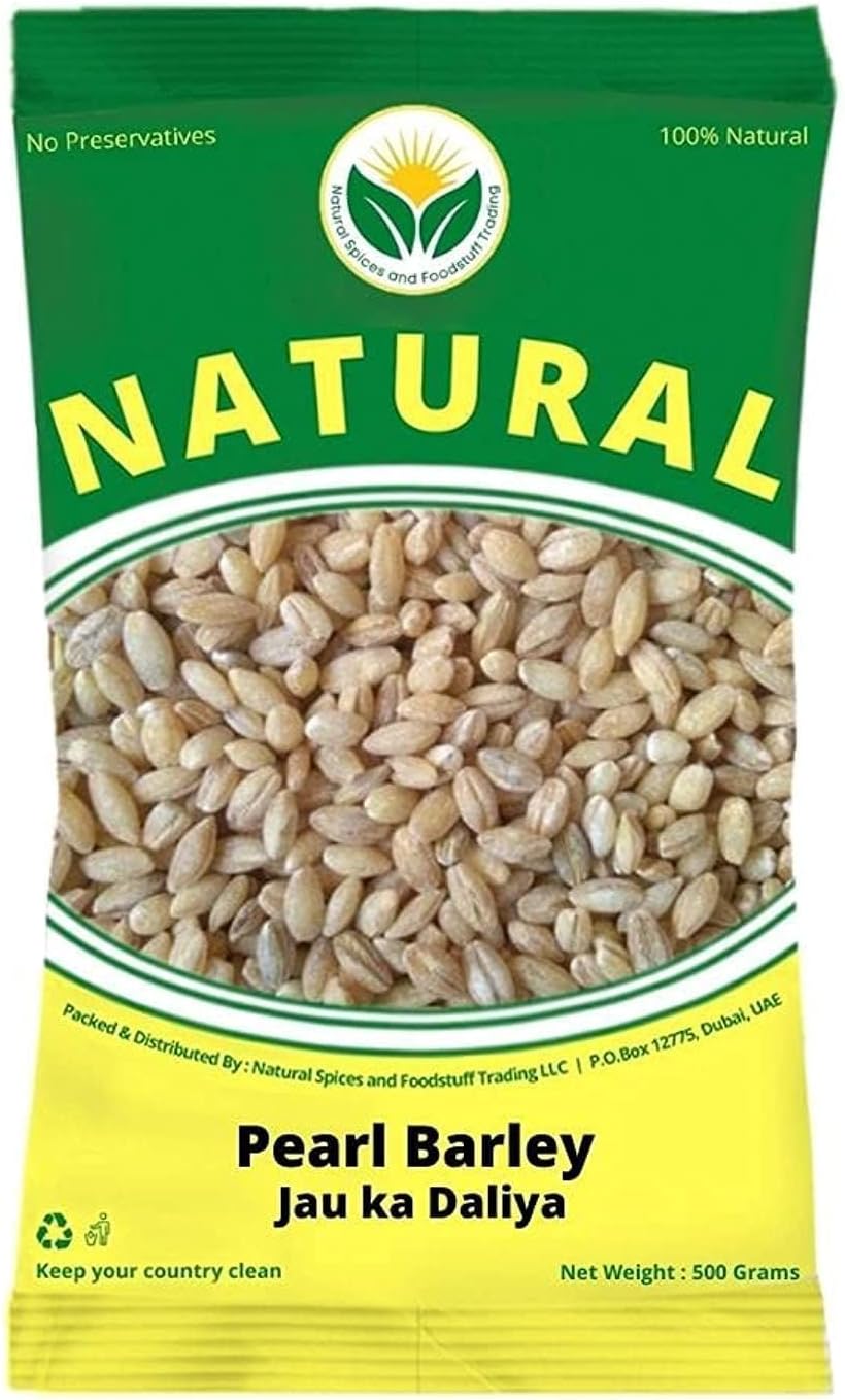 Natural Pearl Barley Whole, 2.5kg (Jau Ka Daliya)