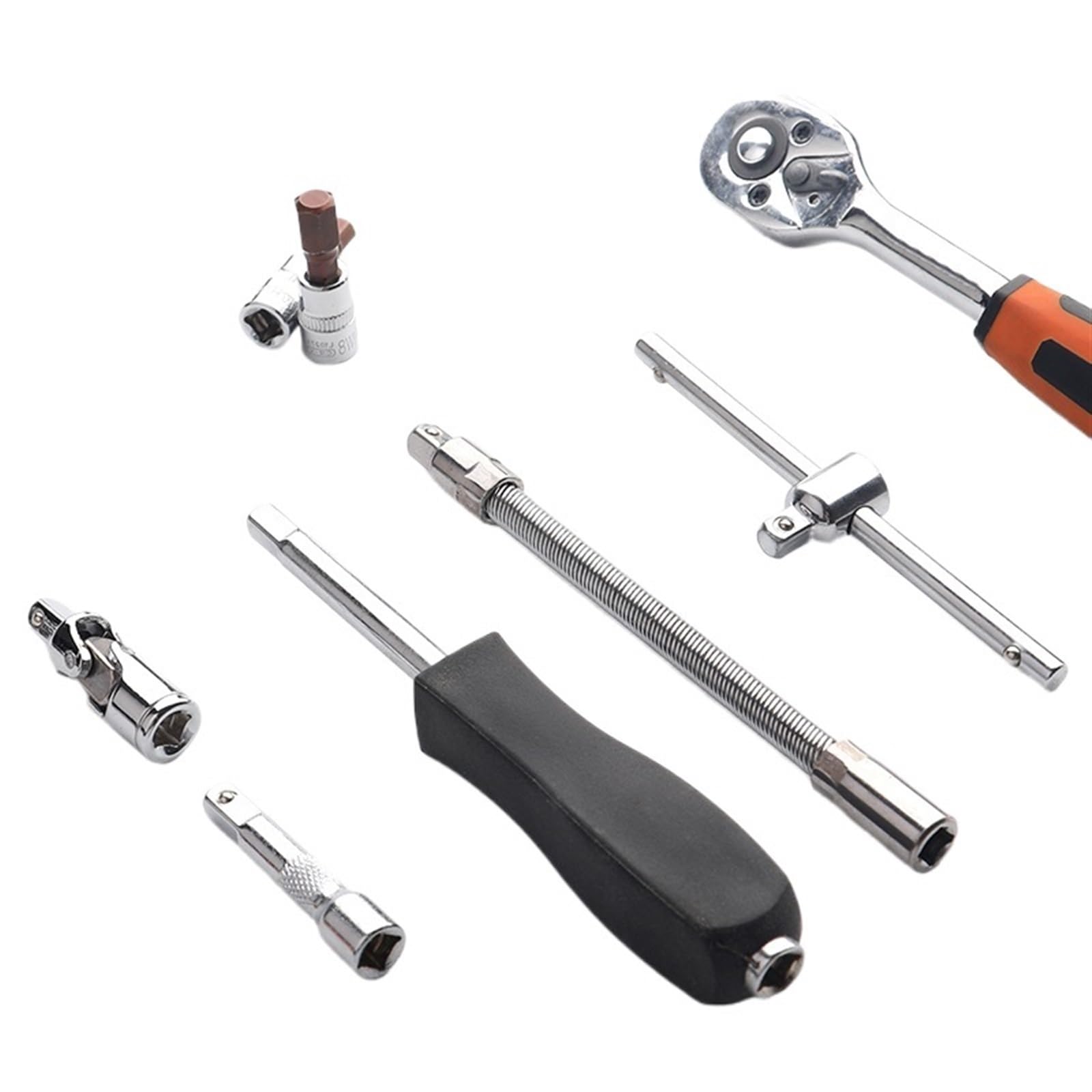 AVIMYA 1 szt. Torx Hex Phillips śrubokręt z rowkiem nasadowym Torx Star Bit 1/4" Kwadratowy klucz udarowy (kolor: 1 4-PH2)