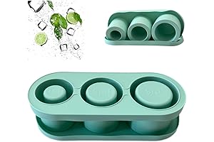 Premium Silicone Ice Cube Tray with Lid for Tumblers