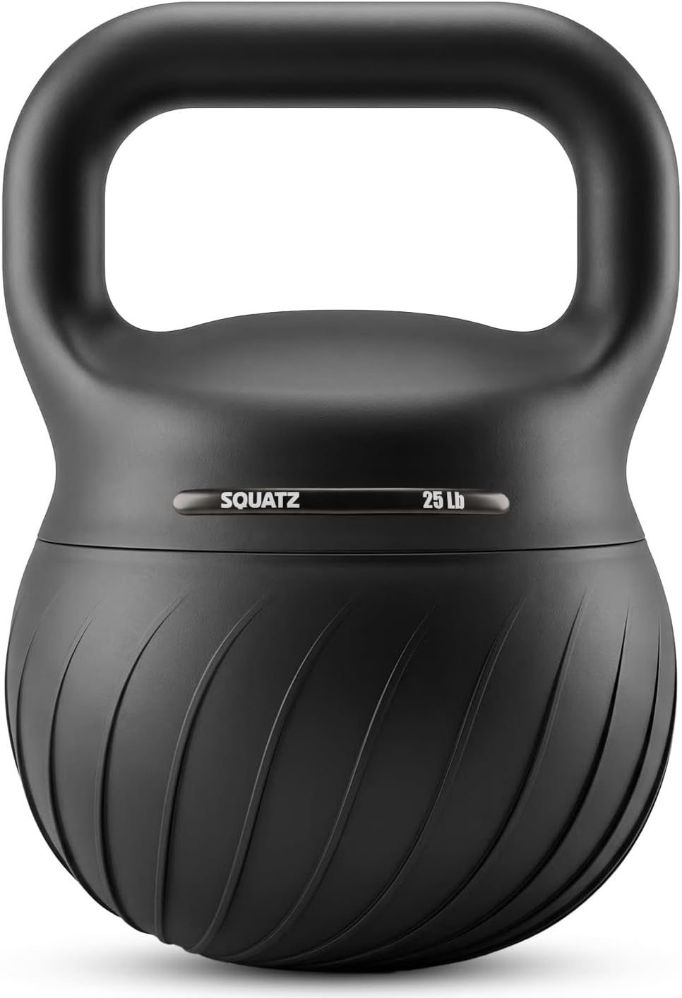 Squatz 25 lb Soft Training Kettlebells for Home Gym, Shock-Absorbing Base, Kettlebell with Extra-Wide Non-Slip Handle, Floor-Safe Design for Strength Workouts and Full Body Conditioning Sessions