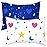 UOMNY Toddler Pillowcases for Girls 13X18 12x16 14x19 Star Baby Pillow Case 2 Pack Small Pillow Covers for Travel Pillow Blue White