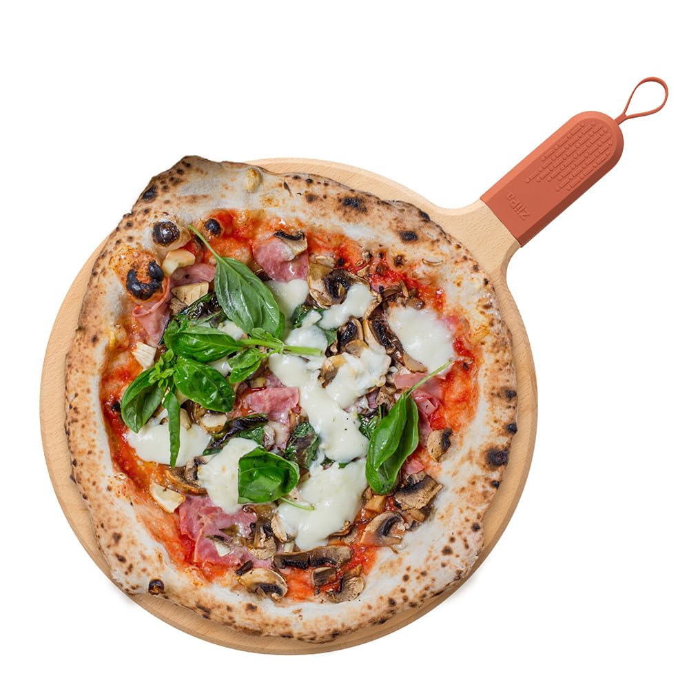 ZiiPa Sora Ahşap Pizza Sunum Tahtası Terracotta