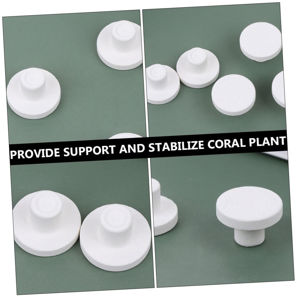 Housoutil 45stücke Keramische Korallenstecker Coralline Basis Für Aquarien Vermehrung Von Und Astkorallen Für Wasserqualität Für Und Spalten
