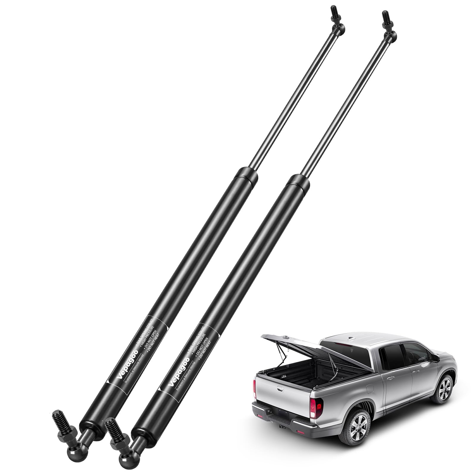 Sprężyna gazowa 28", 90,7 kg/889 N do naczepy Heavy Duty, zestaw 2 szt. Vepagoo