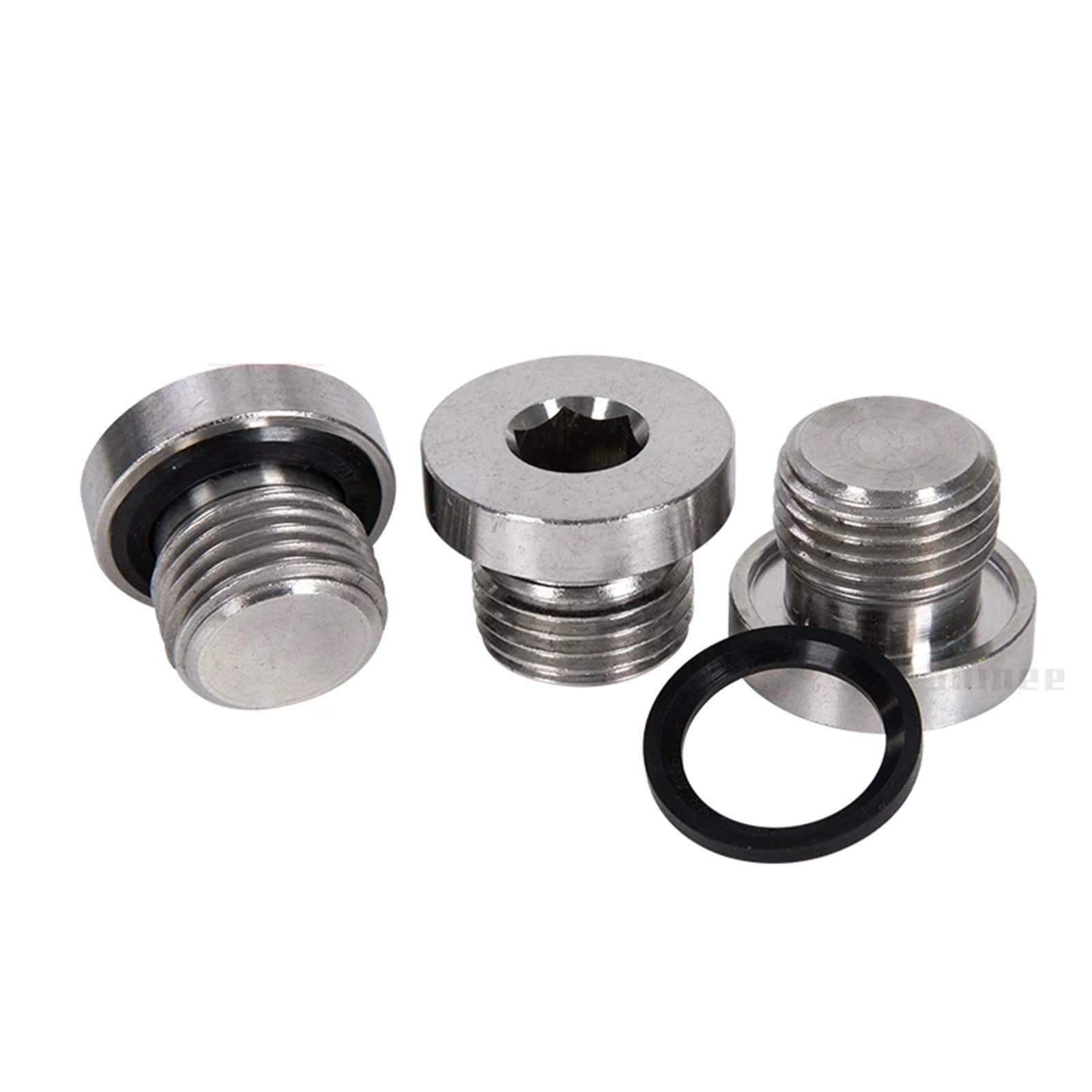 1/5/10pcs 1/8" 1/4" 3/8" 1/2" 3/4" 1" Male Countersunk Flange Hex Square End Cap 304 Stainless Steel Pipe Fitting(Nut,5PCS_G1.5 BSP) Brass Hose