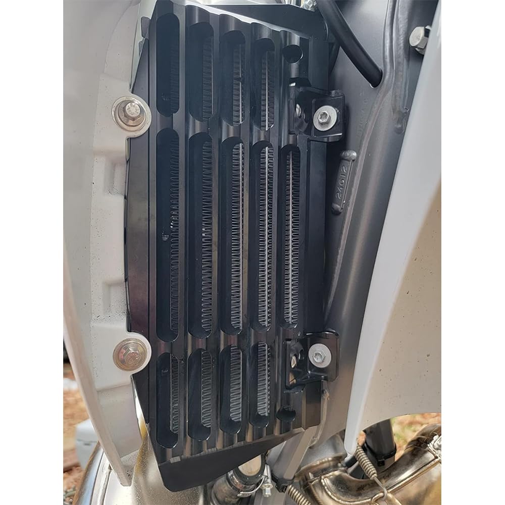 Amazon | POWERPARTS ラジエーターガード アルミニウム ブラック