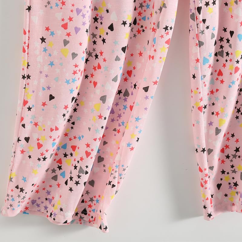 Image of PNAEONG 3 Pack Women Pajama Pants Capri Length Drawstring Pj Bottoms Sleep Lounge Pants with Pockets S-3XL