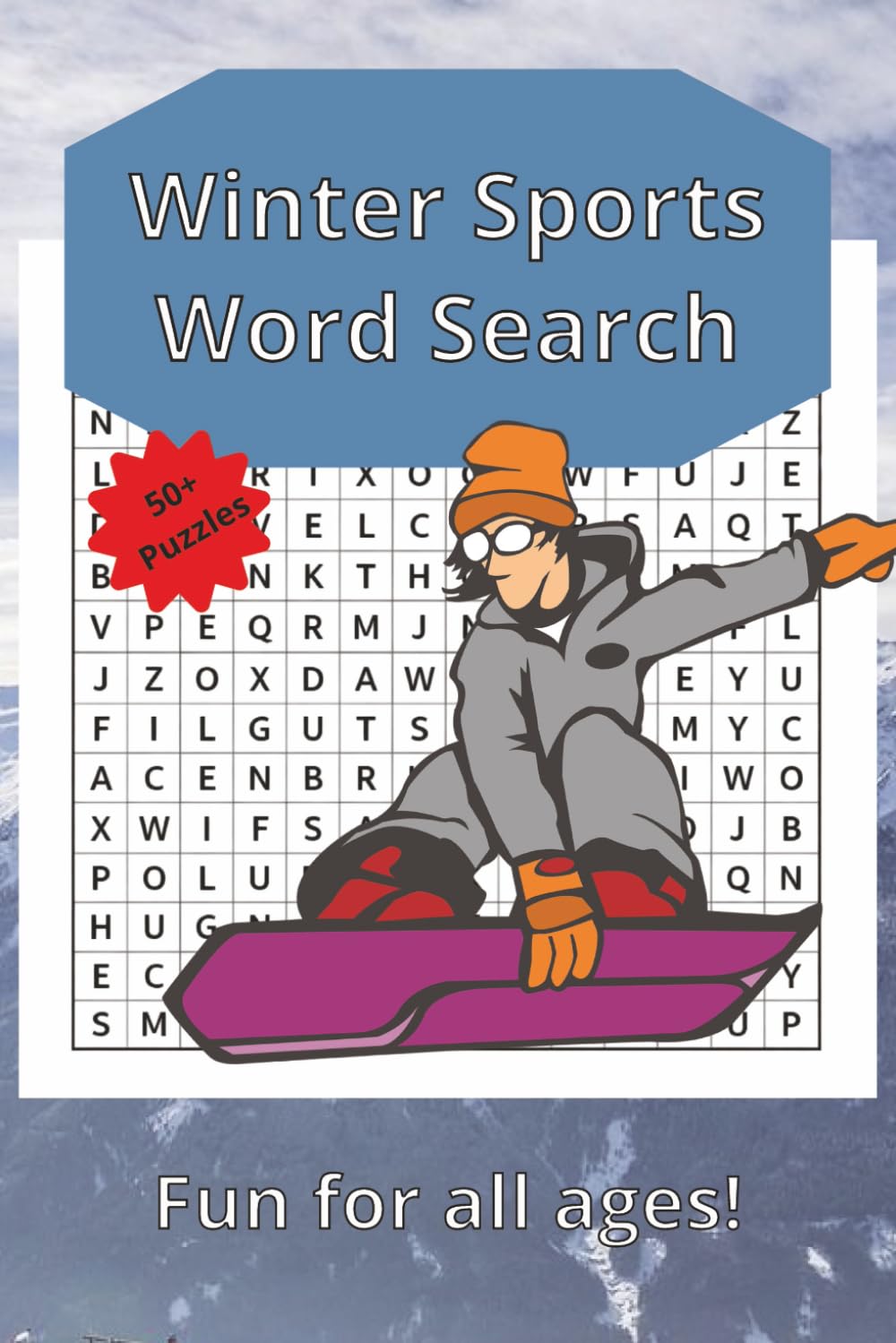 Winter Sports Word Search: 55 Cozy Puzzles to Warm Up Your Winter