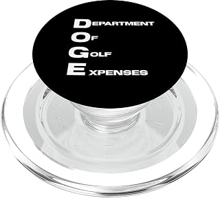 DOGE Department of Golf Expenses Trump Hypocrite Design PopSockets PopGrip for MagSafe