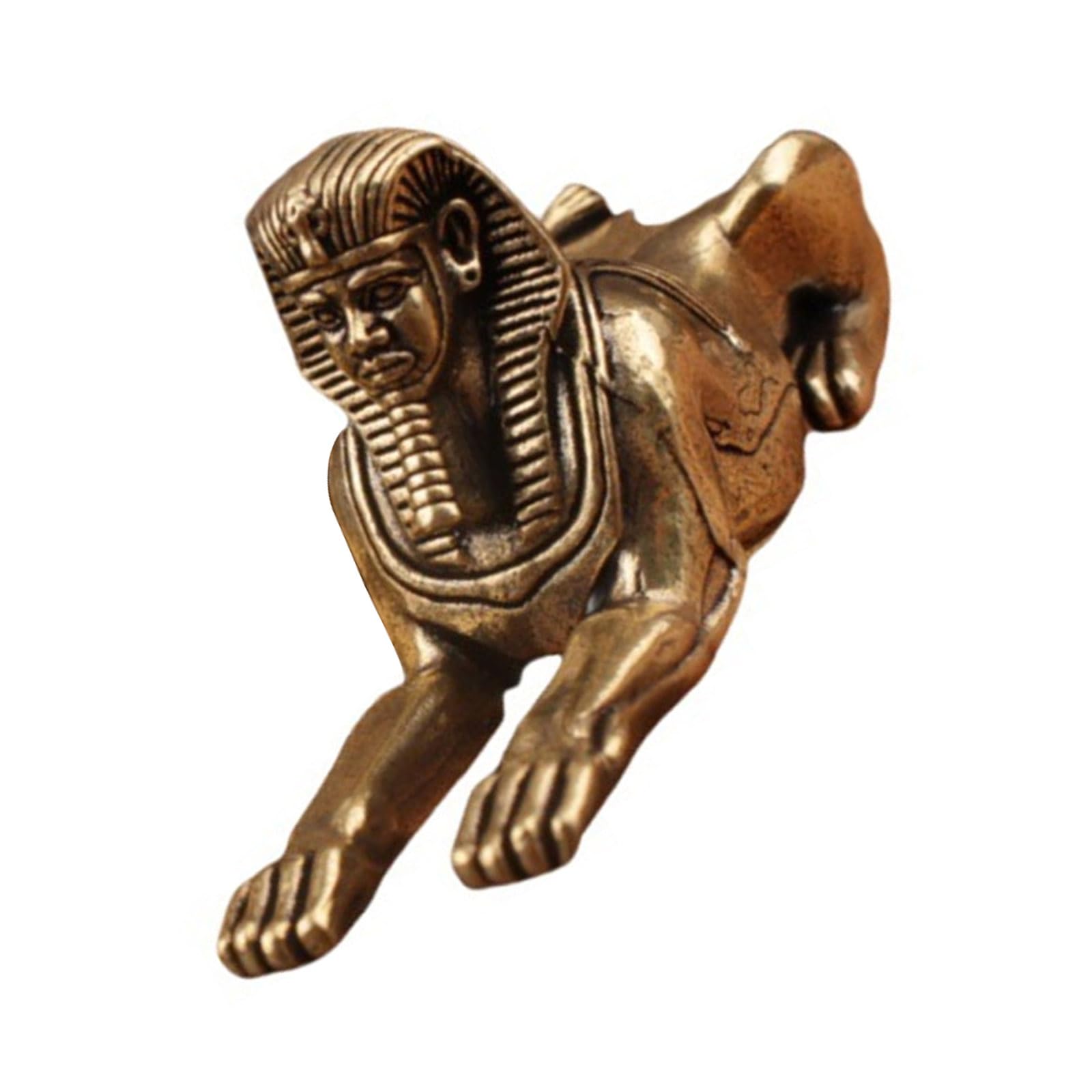 Lerpwige Egyptians Styles Sphinx Statue Figurines Brass Figurines Decorative Objects Table Centerpieces for Home Decorations Egyptians Styles Figurine Statue