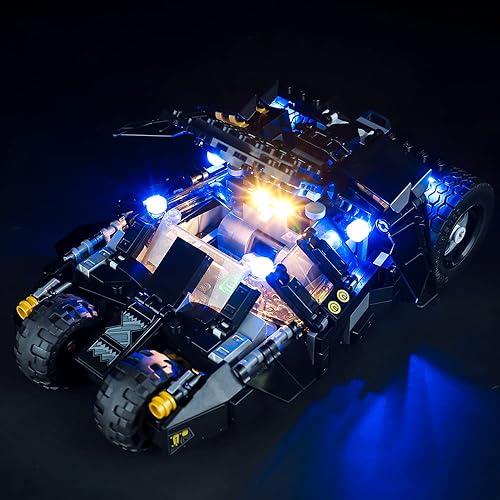 Miniatura 7 de Kyglaring Kit de iluminación LED compatible con Lego DC Batman Batmobile Tumbler: Scarecrow Showdown 76239 Kit de construcción - No incluye el modelo
